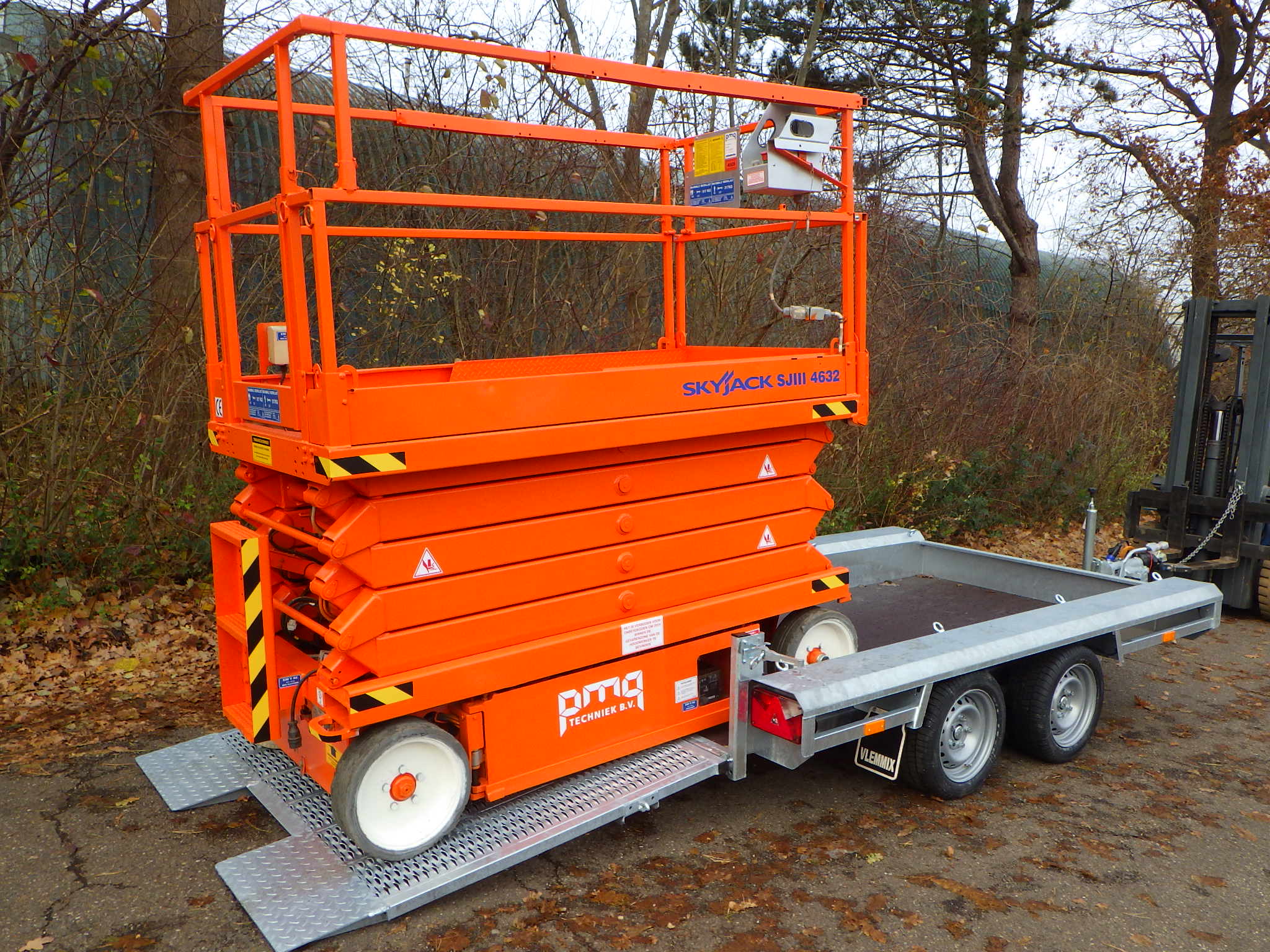 Vlemmix machinetransporter